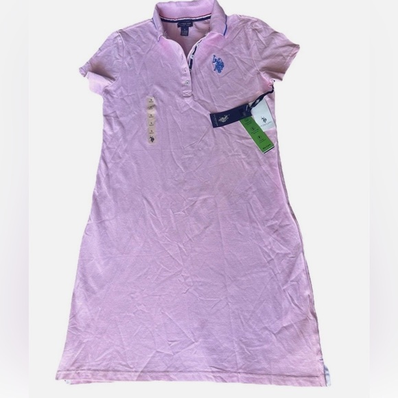 Wome’s Pink Polo Shift Dress S - Picture 4 of 16